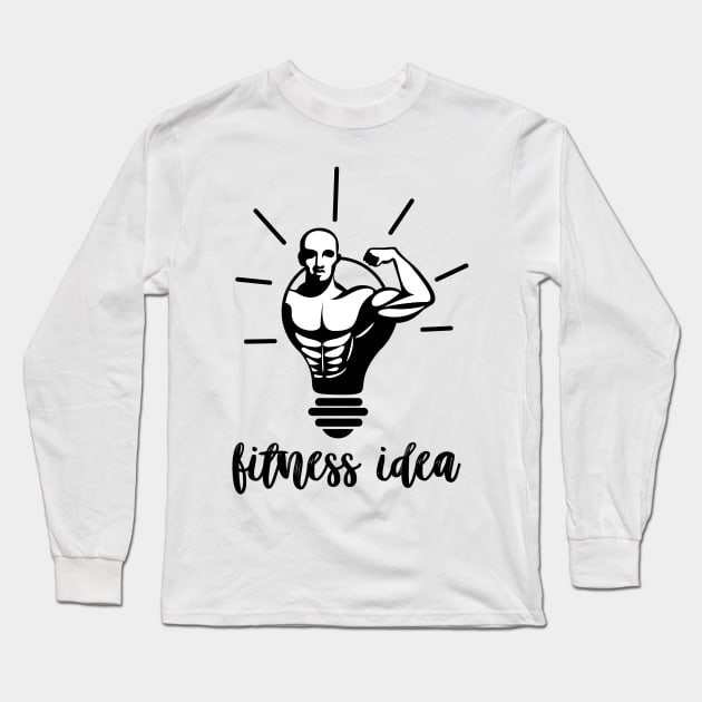 Fitness Long Sleeve T-Shirt by Whatastory